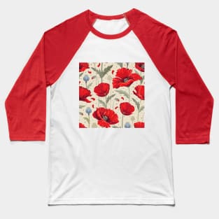 Bright poppies field Baseball T-Shirt